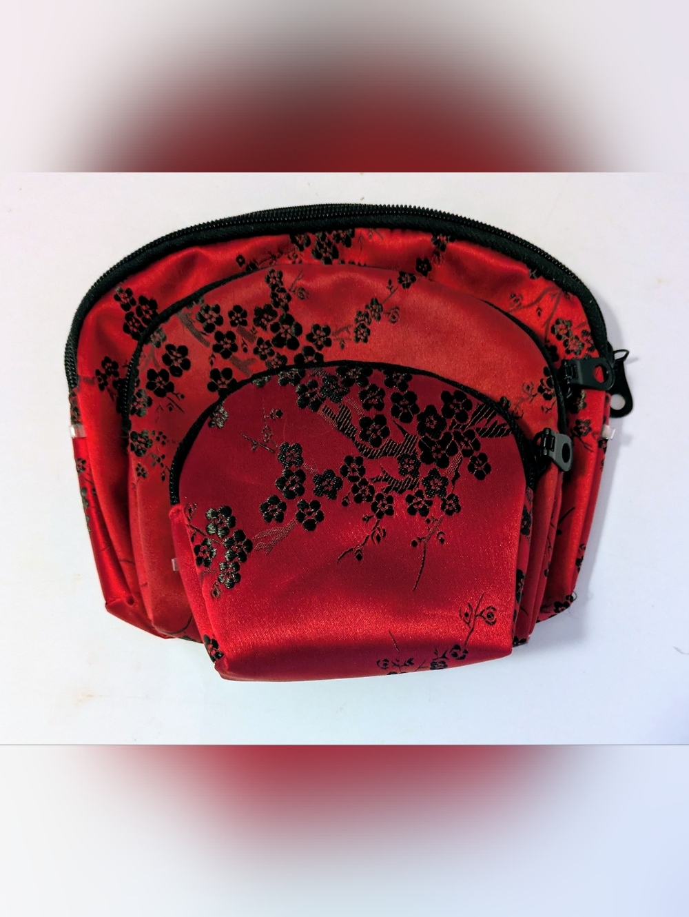 Change Purse Matching Cosmetic Makeup Bag Bundle Three